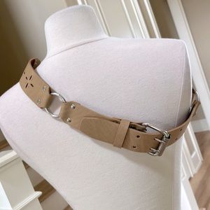 Hipwear Leather Belt Light Tan Made in Canada